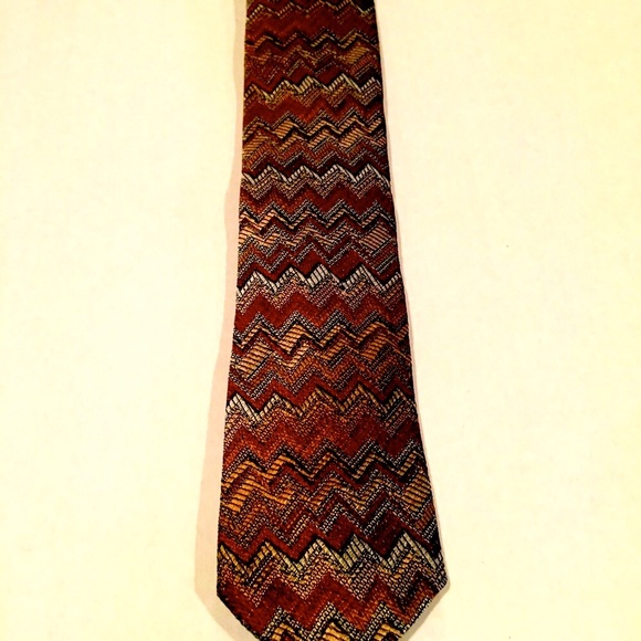 Missoni Other - Missoni men’s silk tie, Made in Italy, Chevron pattern, Excellent condition